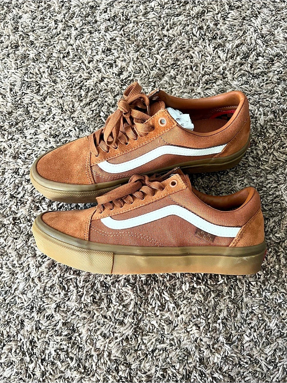 Vans Skate Old Skool Brown Gum & Blue Sneakers
